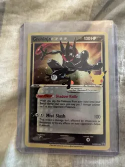 Pokemon Greninja Gold Star SWSH144 Celebrations 25th Anniversary Promo - Image 1
