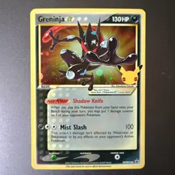 Greninja Gold Star Holo Promo SWSH144 Pokemon Celebrations 25th Anniversary NM - Image 1