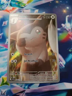 Pokemon TCG Furret Journey Together Illustration Rare 168/159 - Image 1