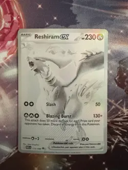 Pokemon TCG Reshiram EX White Flare Black White Rare 173/086 - Image 1