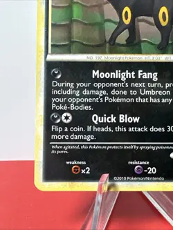 Pokemon Umbreon 10/90 HGSS Undaunted Non-Holo Rare - Image 5