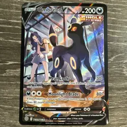 Umbreon V Trainer Gallery #TG22 2022 Pokemon SWSH Brilliant Stars - Image 1