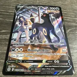 Umbreon V Trainer Gallery #TG22 2022 Pokemon SWSH Brilliant Stars - Image 2