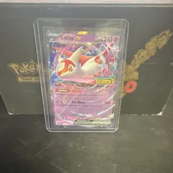 Pokemon TCG Latias ex SV08 Surging Sparks Double Rare Holo 076/091 stamped NM - Image 1