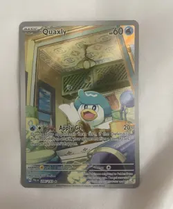 Quaxly 206/193 Illustration Rare Full Art Holo SV02 Paldea Evolved EN 2023 - Image 1