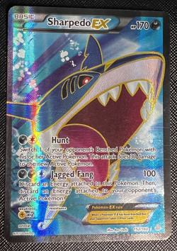 SHARPEDO EX 152/160 ULTRA RARE PRIMAL CLASH POKEMON - HP - Image 1