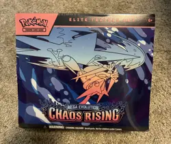 Pokemon Mega Evolution Chaos Rising Elite Trainer Box ETB New Factory Sealed - Image 1