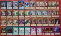YUGIOH Lightsworn Deck 44 Cards Lyla *Judgment Dragon* Minerva *Wulf* Lumina - Image 1