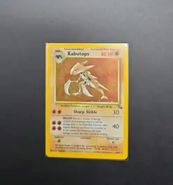 Pokemon TCG Kabutops Holo Rare Card 9/62 Fossil, Lightly Played - Image 1