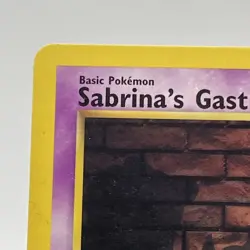 Sabrina's Gastly 96/132 Gym Challenge Unlimited Pokemon Card Common NM-Mint - Image 2