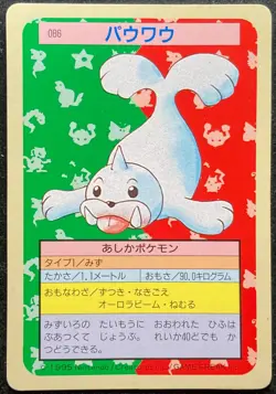 Dewgong & Seel Topsun Pokemon Card Rare Green Back 1995 Japanese F/S - Image 4