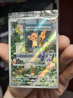 Charmander SVP 044 Scarlet & Violet Promo Cards Holo Sealed Obsidian Flames ETB - Image 2