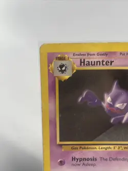 Haunter Base Set 29/102 Uncommon Pokemon Card Unlimited MP - Image 3