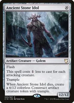 MTG - Ancient Stone Idol - Commander 2018 - X1 - (LP) - #J8764 - Image 1