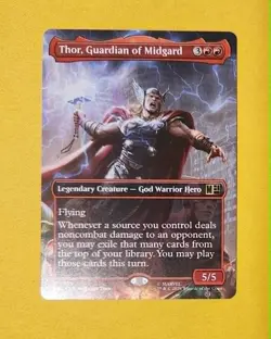 Marvel, MtG, Thor, Guardian of Midgard (Borderless) MSC 0503 - Image 1