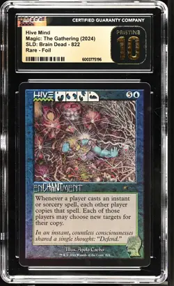 HIVE MIND Secret Lair Foil Brain Dead CGC 10 Pristine MTG [Nostalgium] - Image 1