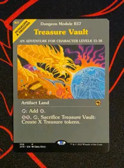 MTG Treasure Vault (Dungeon Module) NM from Adventures in the Forgotten Realms - Image 1