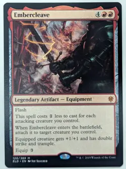 Throne of Eldraine EMBERCLEAVE NM Magic MTG Free Shipping! - Image 1