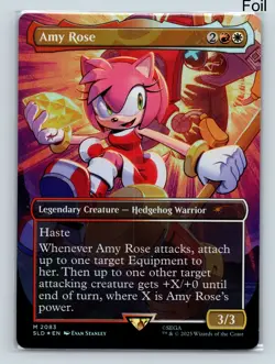 MTG Amy Rose (Rainbow Foil) M Secret Lair Drop Series Sonic SLD 2083 NM - Image 1