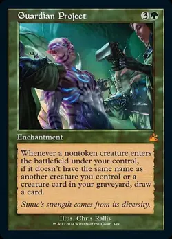 Magic The Gathering MTG GUARDIAN PROJECT RETRO FRAME Ravnica Remastered NM - Image 1
