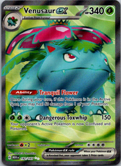 Venusaur ex 182/165 Pokemon TCG SV: Scarlet & Violet 151 NM - Image 1