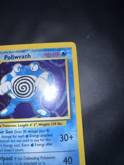 Pokemon Card english Poliwrath 13/102 Holo Base Set Wizards 1999 LP - Image 5