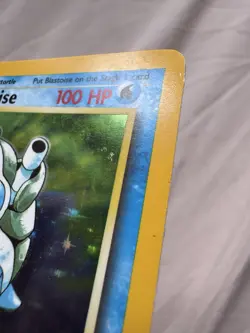 Pokemon Card english Blastoise 2/102 Holo Base Set Wizards 1999 MP - Image 3