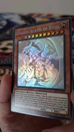 Yu-Gi-Oh! Drago Alato Di Ra / LED7 1 edizione / ghost rare ita 🇮🇹 - Image 3
