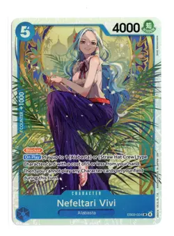 Nefeltari Vivi EB03-024 SR Foil One Piece Extra Booster: One Piece Heroines NM - Image 1
