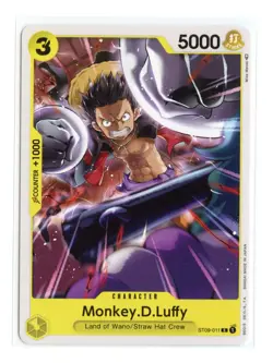 Monkey.D.Luffy ST09-011 C Normal One Piece Starter Deck 9: Yamato NM - Image 1