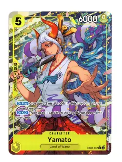 Yamato (Alternate Art) EB03-057 R Foil Extra Booster: One Piece Heroines NM - Image 1