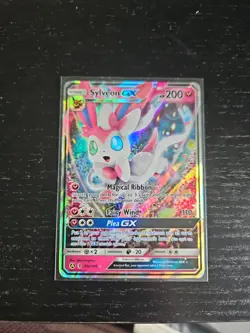 Pokemon TCG Sylveon GX 92a/145 Guardians Rising Ultra Rare Holo Card - Image 1