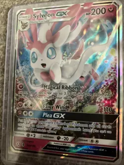 Sylveon GX 92A/145 Guardians Rising Ultra Rare Holo Promo Pokemon Card - Image 2