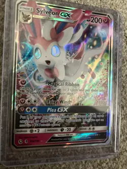 Sylveon GX 92A/145 Guardians Rising Ultra Rare Holo Promo Pokemon Card - Image 3