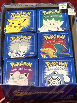 Full Set 1999 Pokemon 23k Gold Plated Trading Card Burger King Blue Box - Image 1