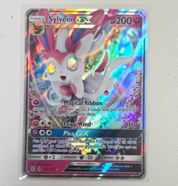 Pokemon TCG Sylveon GX 92a/145 Sm-Guardians Rising Ultra Rare Full Art Holo - Image 1