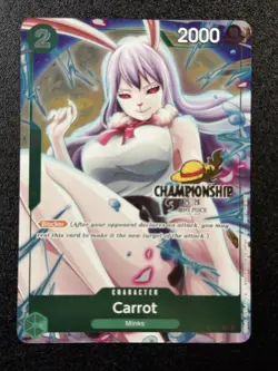 Carrot P-070 Championship 25-26 Event Pack Stamped Promo One Piece Card V - Image 1