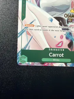 Carrot P-070 Championship 25-26 Event Pack Stamped Promo One Piece Card V - Image 5