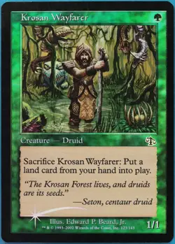 Krosan Wayfarer FOIL Judgment PLD Green Common MAGIC CARD (ID# 520423) ABUGames - Image 1