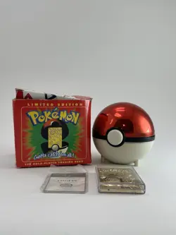 Togepi 1999 Burger King Limited Ed. 23K Gold Plated Pokemon Card, w/COA & Ball - Image 2