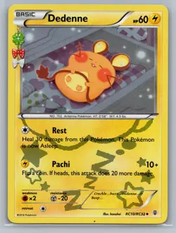 Dedenne Generations: Radiant Collection #RC10/RC32 Holo Pokemon Card - Image 1