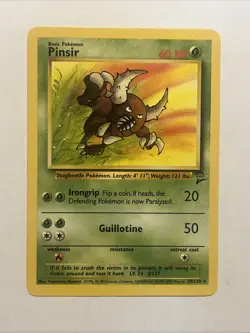 Pinsir Base Set 2, 29/130 Pokemon Card - Image 1