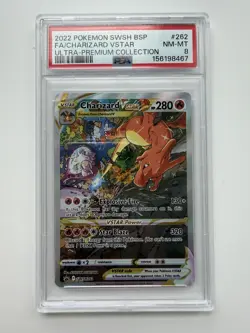 Charizard VSTAR SWSH262 Sword & Shield Promo Cards Holo PSA 8 - Image 1