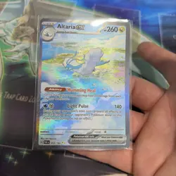 Pokemon TCG Altaria EX Holo Card Sv04: Paradox Rift 253/182 NM - Image 2