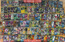 Pokemon Card Lot 50 HOLOS/R HOLOS & 2 Ultra Rares: V/VMAX/EX/GX/FA (52)!!!! - Image 1
