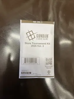 1x Gundam Card Game Store Tournament Kit 2026 Vol. 3 *FACTORY SEALED* NEW - Image 1