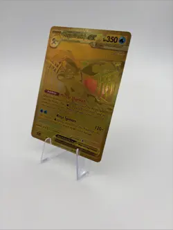 Chaos Rising Mega Greninja EX Gold Full Art Card Mega Hyper Rare 122/086 Pokemon - Image 5