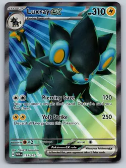 Luxray ex 195/167 Twilight Masquerade Near Mint Pokemon Card - Image 1