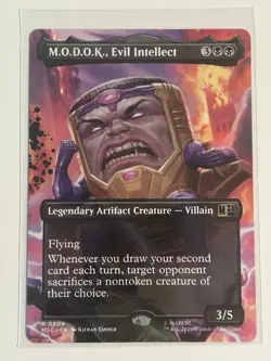 M.O.D.O.K. Evil Intellect 509 Borderless Mtg Super Heroes - Image 1