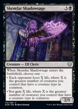 Skemfar Shadowsage [Kaldheim] Foil Near Mint - Image 1
